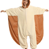 Unisex Youngsters Animal Oneise Pajamas, Flannel Hooded Halloween Cosplay Costume\u002FHomewear\u002FSleepwear