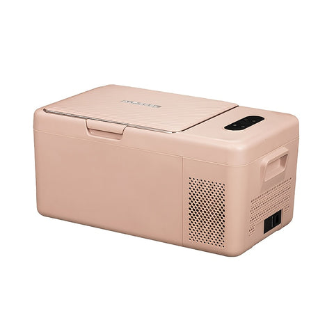 Alpicool S15 Portable Freezer, 12 Volt Refrigerator, 18 Quart (16.8 Liter) Fast Cooling 12V Car Fridge, Pink Car Cooler, 12\u002F24V DC and 100-240V AC for Outdoor, Camping, RV, Truck, Boat