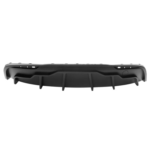 Rear Diffuser For Tesla For Model Y All Models 2020-2024, Matte Black IKON Style PP Rear Bumper Lip Shark Fin Splitter Replacement 3PC, 2021