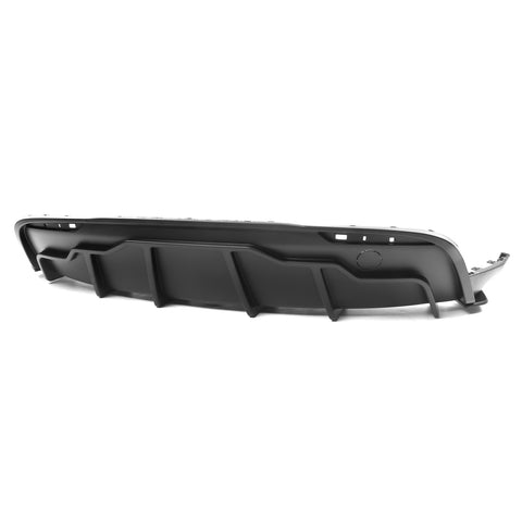 Rear Diffuser For Tesla For Model Y All Models 2020-2024, Matte Black IKON Style PP Rear Bumper Lip Shark Fin Splitter Replacement 3PC, 2021