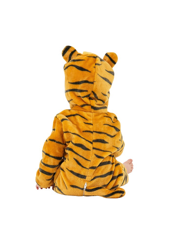 Unisex Tiger Onesie Pajamas - Soft Flannel Long Sleeve Animal with Pockets, Cozy Halloween & Christmas Sleepwear for &, Year-Round Adorable Homewear, 's Sleepwear, Playful Attire, Easy Diaper Change