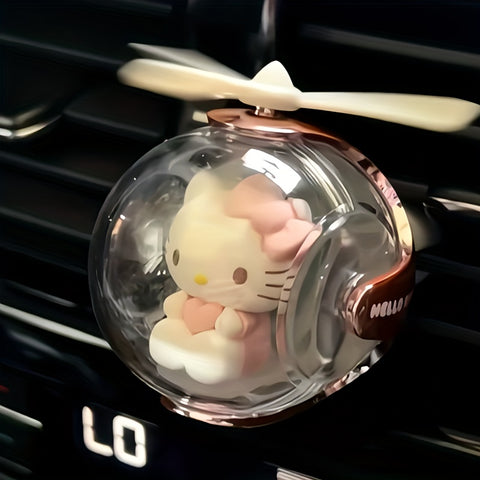 Sanrio Cute Cartoon Pilot Rotating Propeller Interior, Fresh Air Suitable for Home Air Purification Rooms, Cars