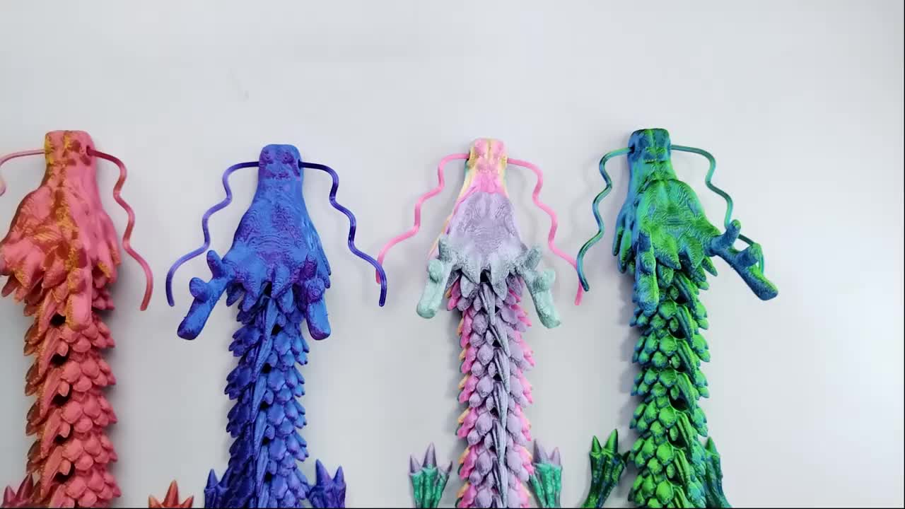 Extra Large 188cm\u002F74inch Chinese Dragon Car Decoration- Movable Dashboard Hanging Ornament Not for Electric Car Interior Decoration Suitable for Wealth Attraction Spring Festival HalloweeChristmas