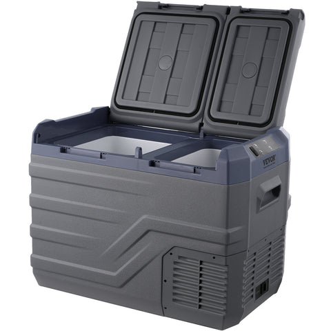 VEVOR Portable Car Refrigerator Freezer Compressor 25\u002F32\u002F40 L Dual Zone for Car Home