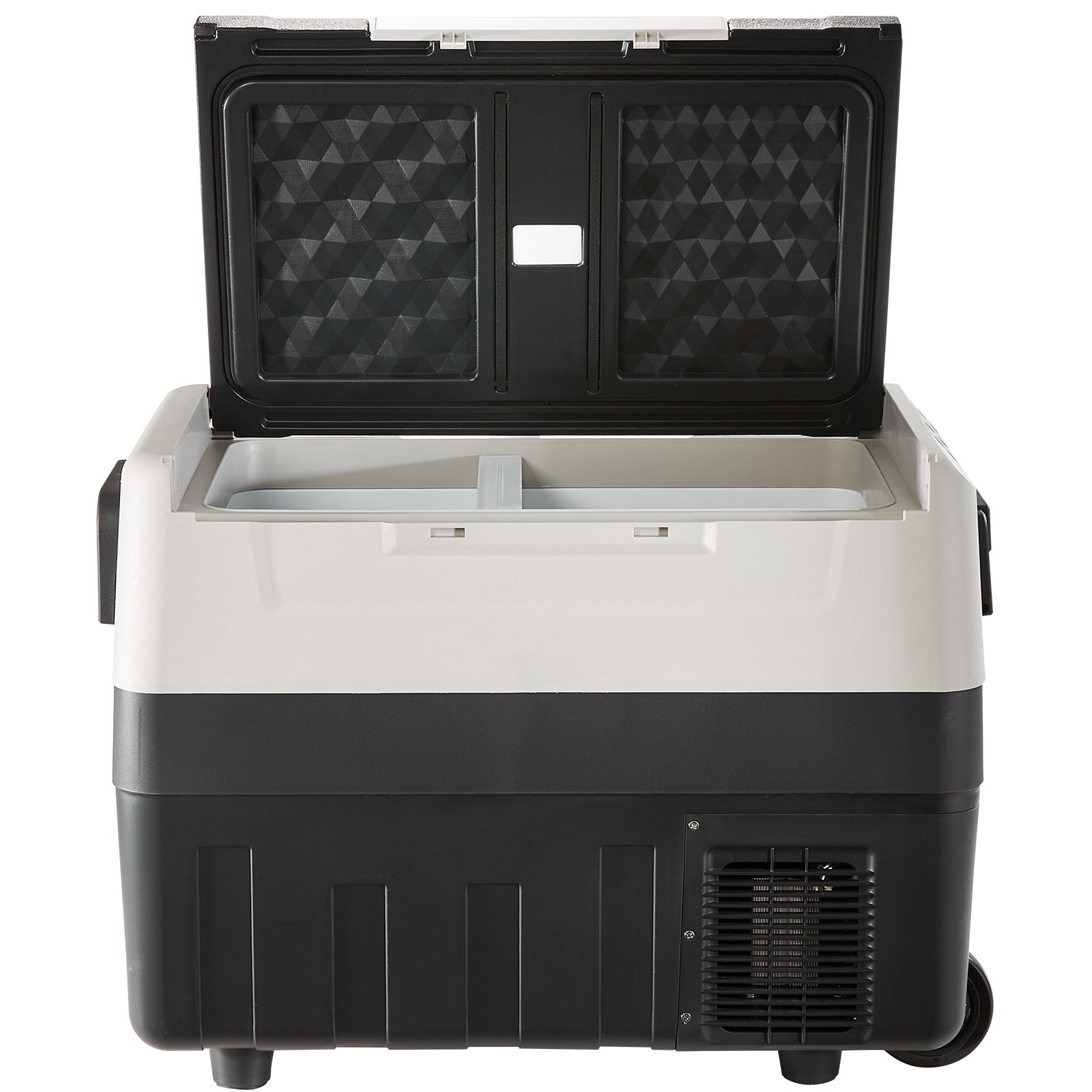 Happybuy 48 QT Car Refrigerator, 12V\u002F24V Dual Zone Portable Freezer, Compressor Cooler For Outdoor, Travel, RV, Camping