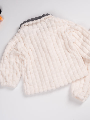 Boys' 2pcs Fall\u002FWinter Pajama Set, Casual Lapel Collar Knit Polyester Sleepwear with Alphabet Pattern, Thick Fleece-Lined with Pockets and Buttons, Regular Fit