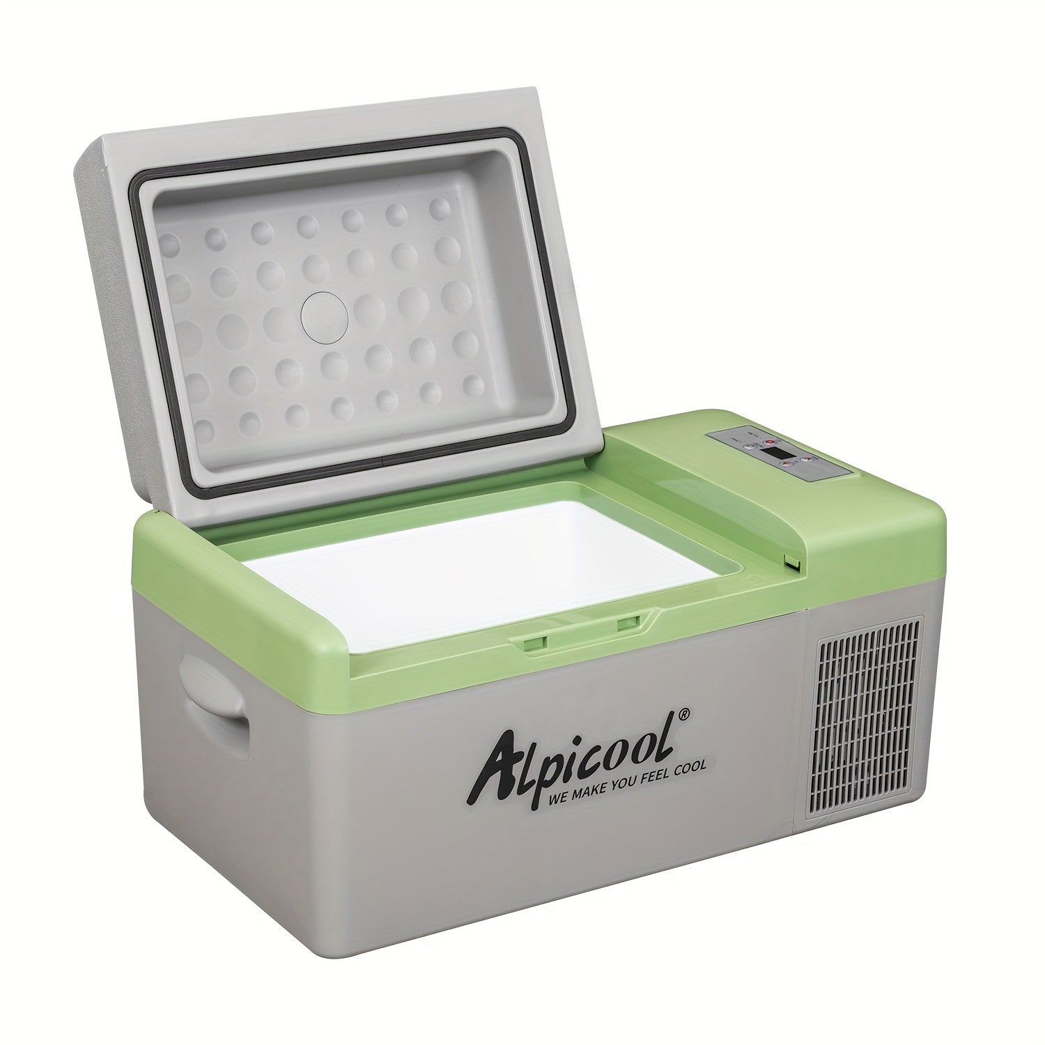 Alpicool 21Quart Y Series Portable Refrigerator, Mini Refrigerator Ice Maker, Fast Cooling Portable Freezer (-4℉ to 68℉), 12\u002F24V DC And 100-240V AC, for Outdoor, Camping, RV, Truck, Boat, Gifts for Men