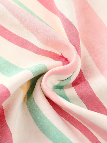 Couples' Pajama Set - Matching Long Sleeve Shirt & Pants Loungewear with Notch Collar & Button-Front Closure, Soft Striped All-Season Comfort, Unisex Full-Length Sleepwear for Men & Women, Cozy Casual Lounge Outfit (Striped Pattern, Easy Care)