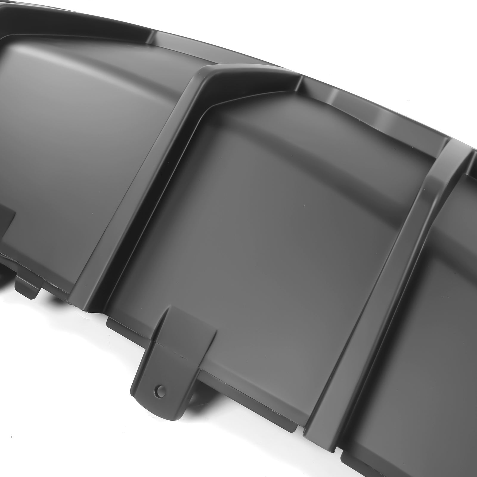 Rear Diffuser For Tesla For Model Y All Models 2020-2024, Matte Black IKON Style PP Rear Bumper Lip Shark Fin Splitter Replacement 3PC, 2021