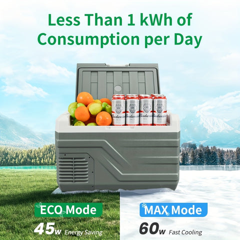 Alpicool Portable Freezer Alpicool 12V Portable Freezer - Low Noise Car Fridge for Camping and Travel Outdoors SUV RV