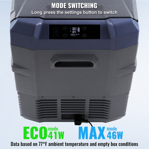 VEVOR Portable Car Refrigerator Freezer Compressor 25\u002F32\u002F40 L Dual Zone for Car Home