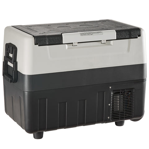 Happybuy 48 QT Car Refrigerator, 12V\u002F24V Dual Zone Portable Freezer, Compressor Cooler For Outdoor, Travel, RV, Camping